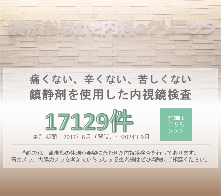 年間2000件を超える内視鏡件数